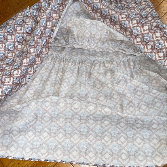 Sita Murt Brown and Blue Print Collared Maxi Dress - Picture 10 of 11